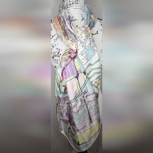 Herme's Women's Equestrian Silk Scarf